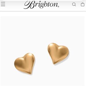 Brighton Young At Heart Mini Post Earrings Gold NWT